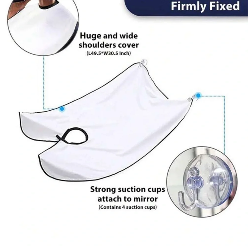 White Beard Trimming Apron